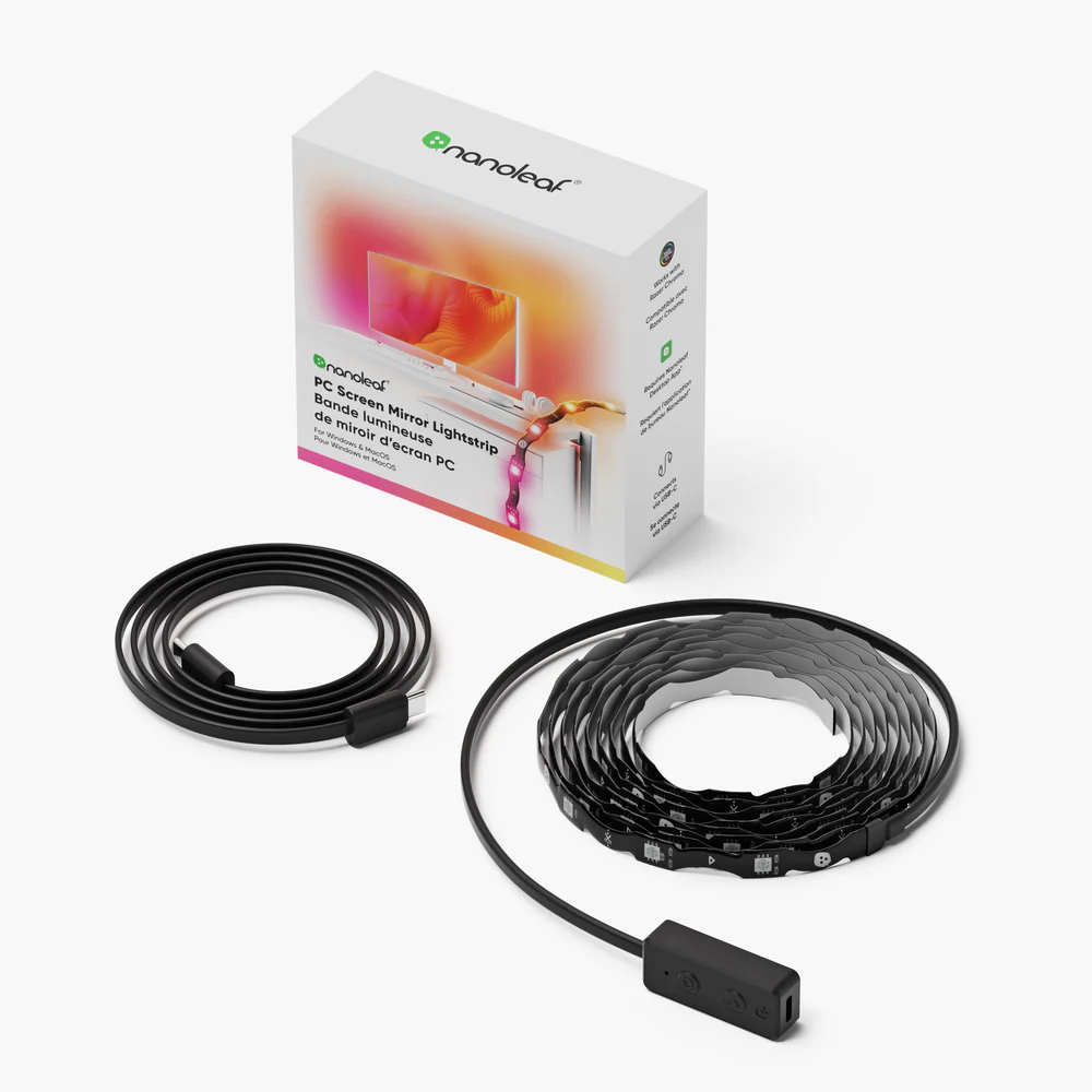 Подсветка для монитора Nanoleaf PC Screen Mirror Lightstrip LED до 32" RGB USB-C 75 зон