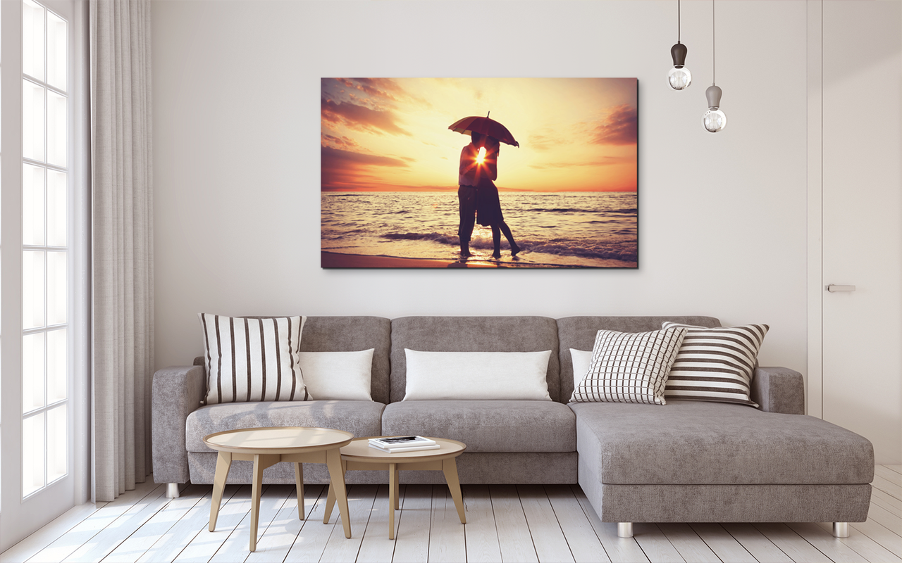 Картина на холсте DK Влюбленные на фоне заката 60x100 см (MK10257_M) - фото 2