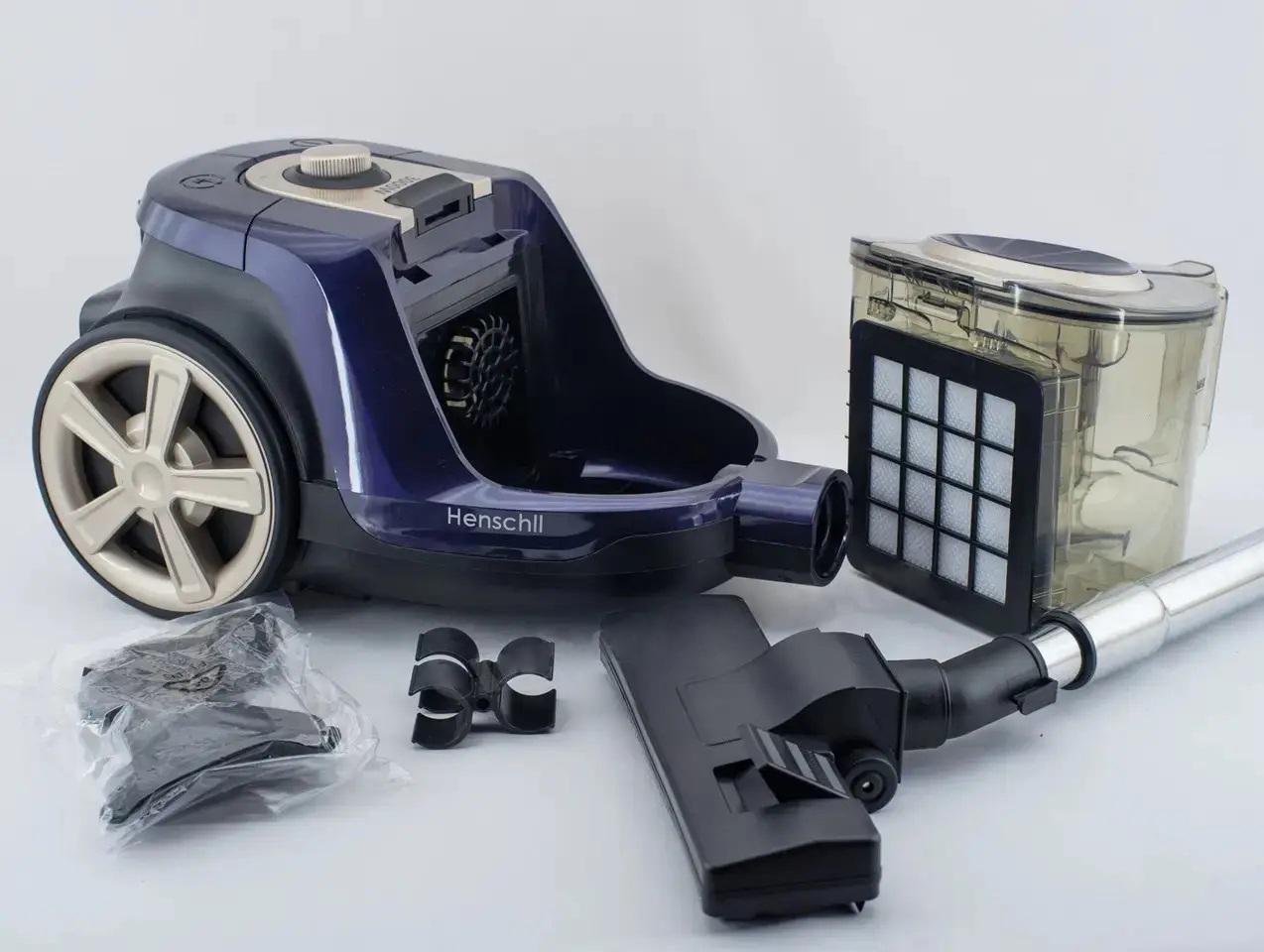 Пилосос циклонного типу Henschll XN-1988 з контейнером 4 л 3000 Вт Фіолетовий (XN-1988.2) - фото 2 Пилосос циклонного типу Henschll XN-1988 з контейнером 4 л 3000 Вт Фіолетовий (XN-1988.2) - фото 2