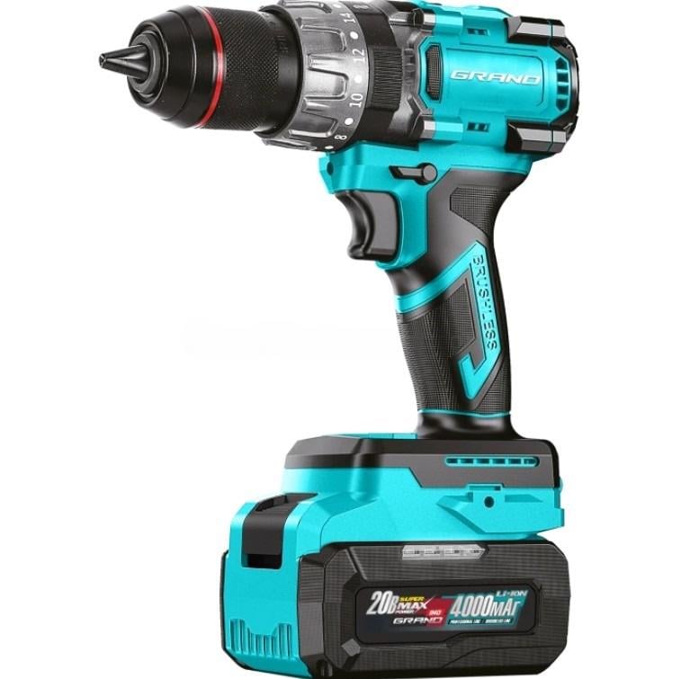 Шуруповерт-дрель аккумуляторный Grand ДА-20/13 UBL HS 100 Нм (GRDA2013UBL HS)
