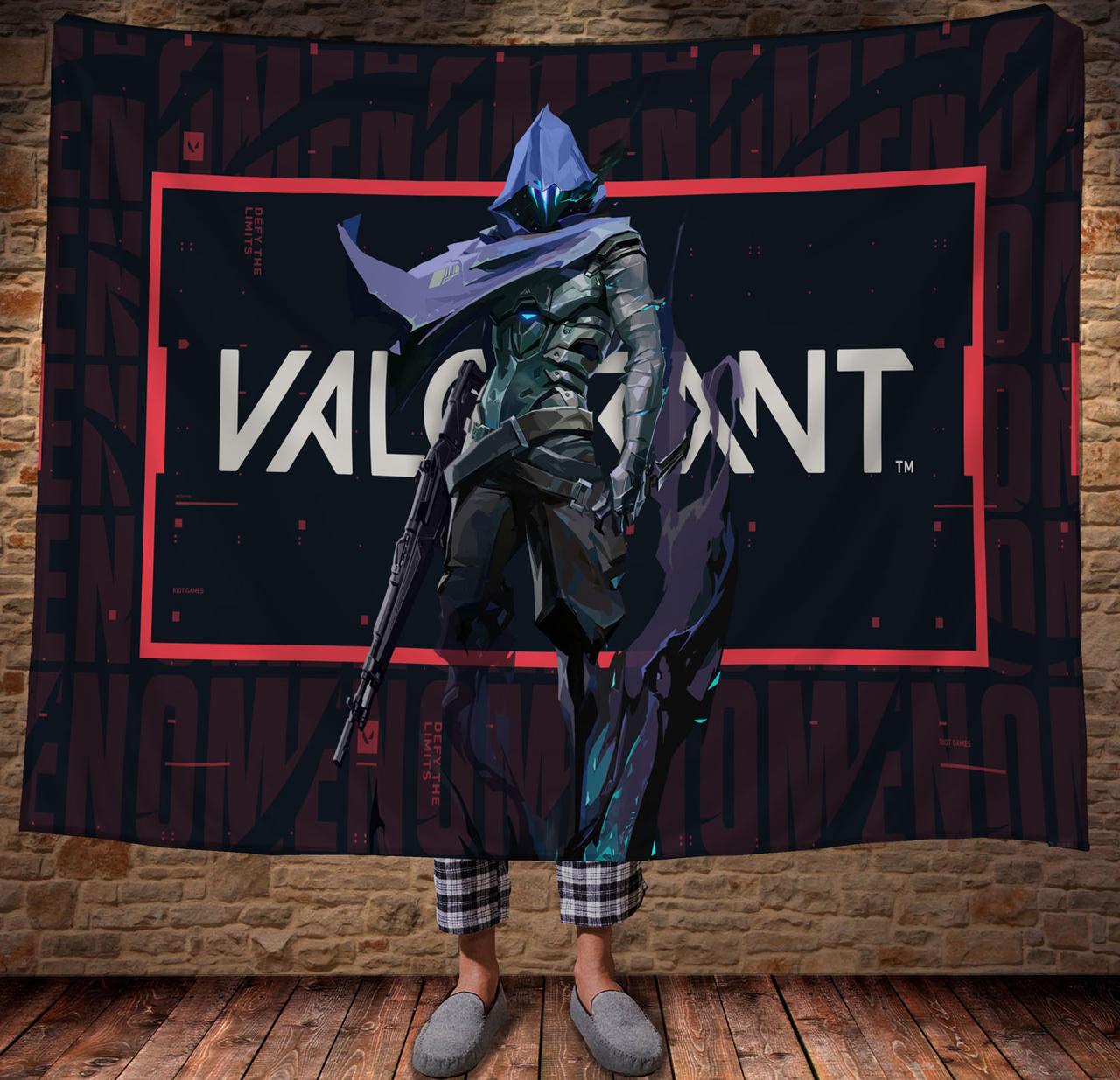 Плед с 3D принтом Valorant Omen Phantom of a memory 150х200 см (epi_0354)