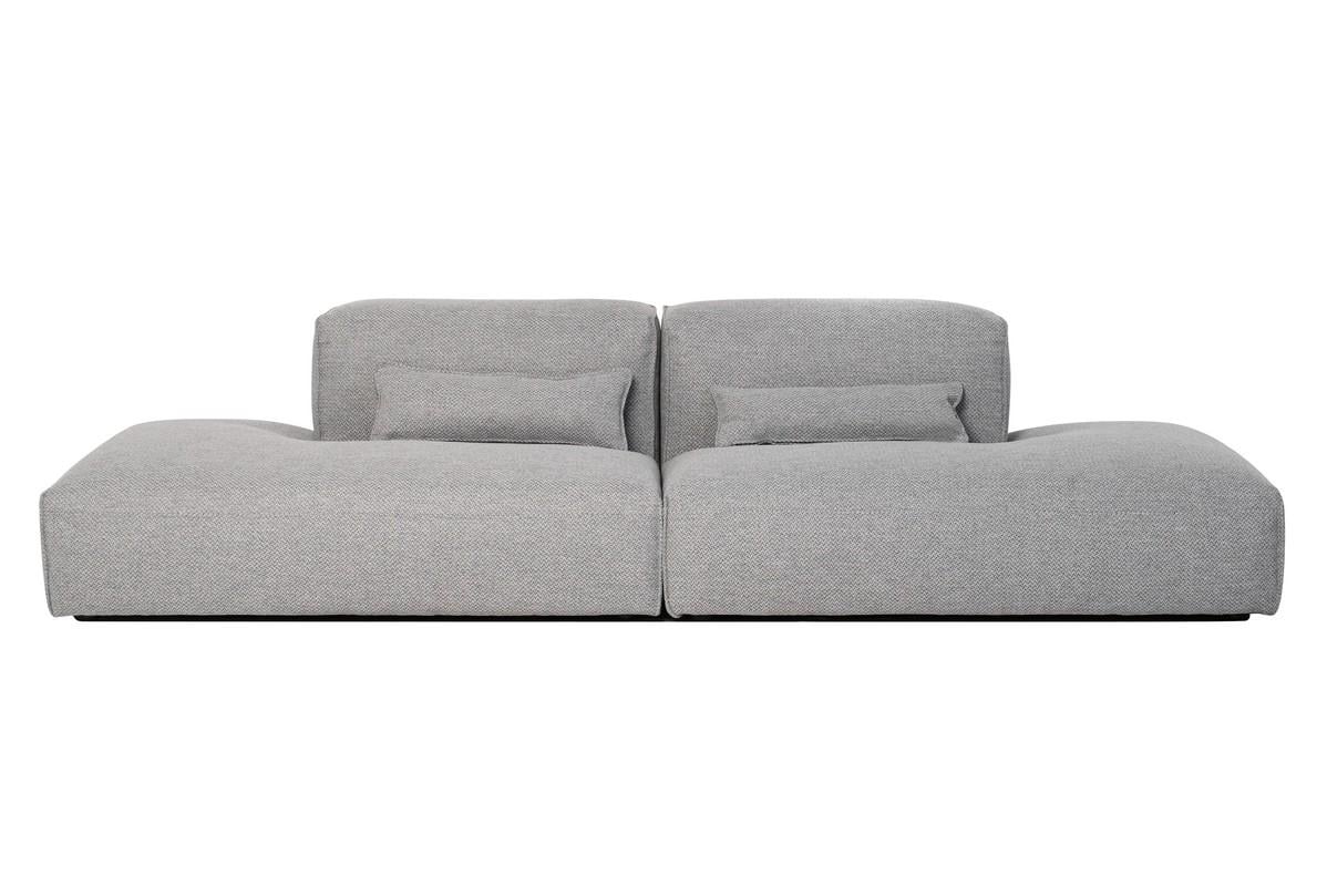 Модульная софа Vetro Mebel Рим Серебристый/Серый (sofa-modulna-rim) - фото 8