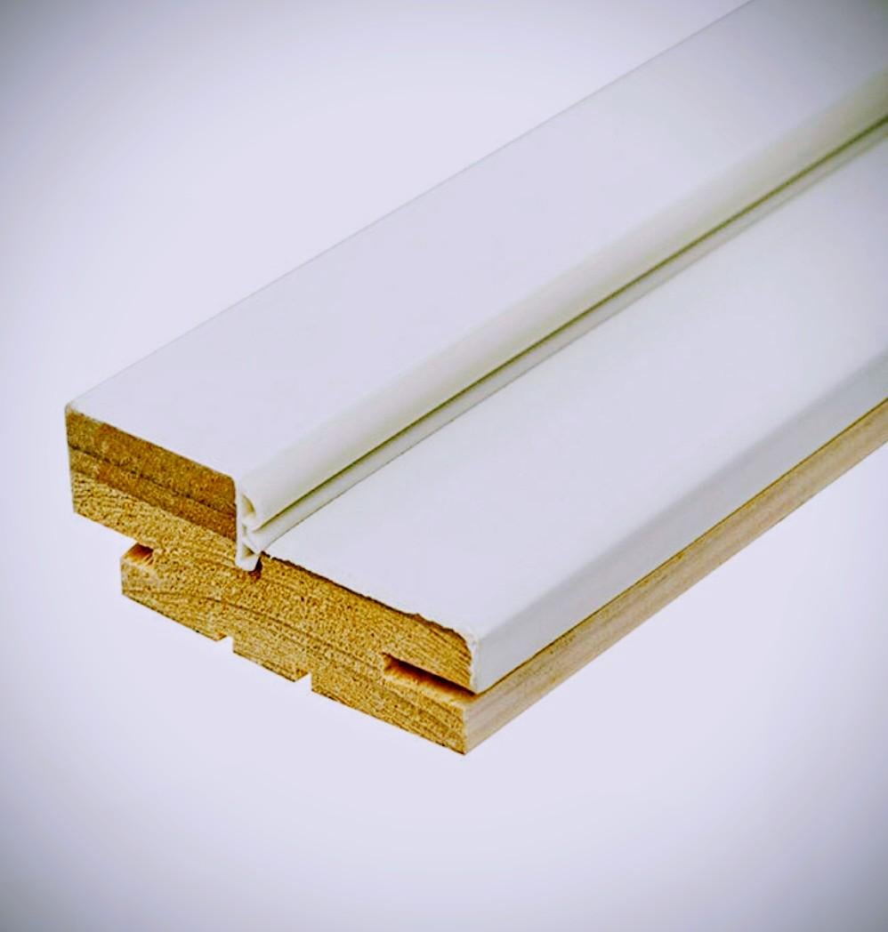 Дверна коробка фарбована 2100х100х36 мм Білий