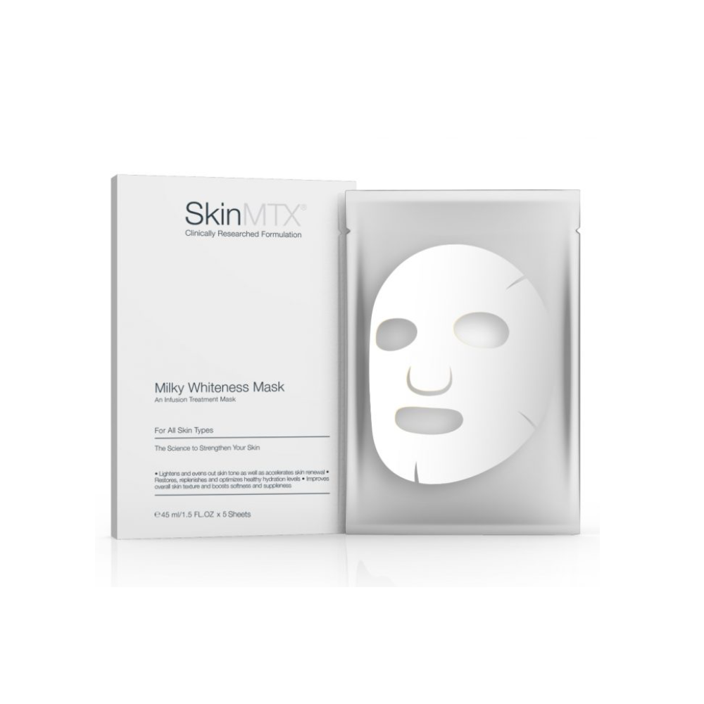 Маска освітлююча для сяяння шкіри SkinMTX Milky Whiteness Mask 5x45 мл
