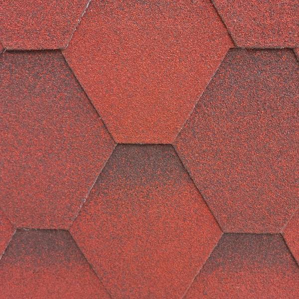 Битумная черепица Aquaizol Мозаика 3,0 м2 Огненная лава (29636635)