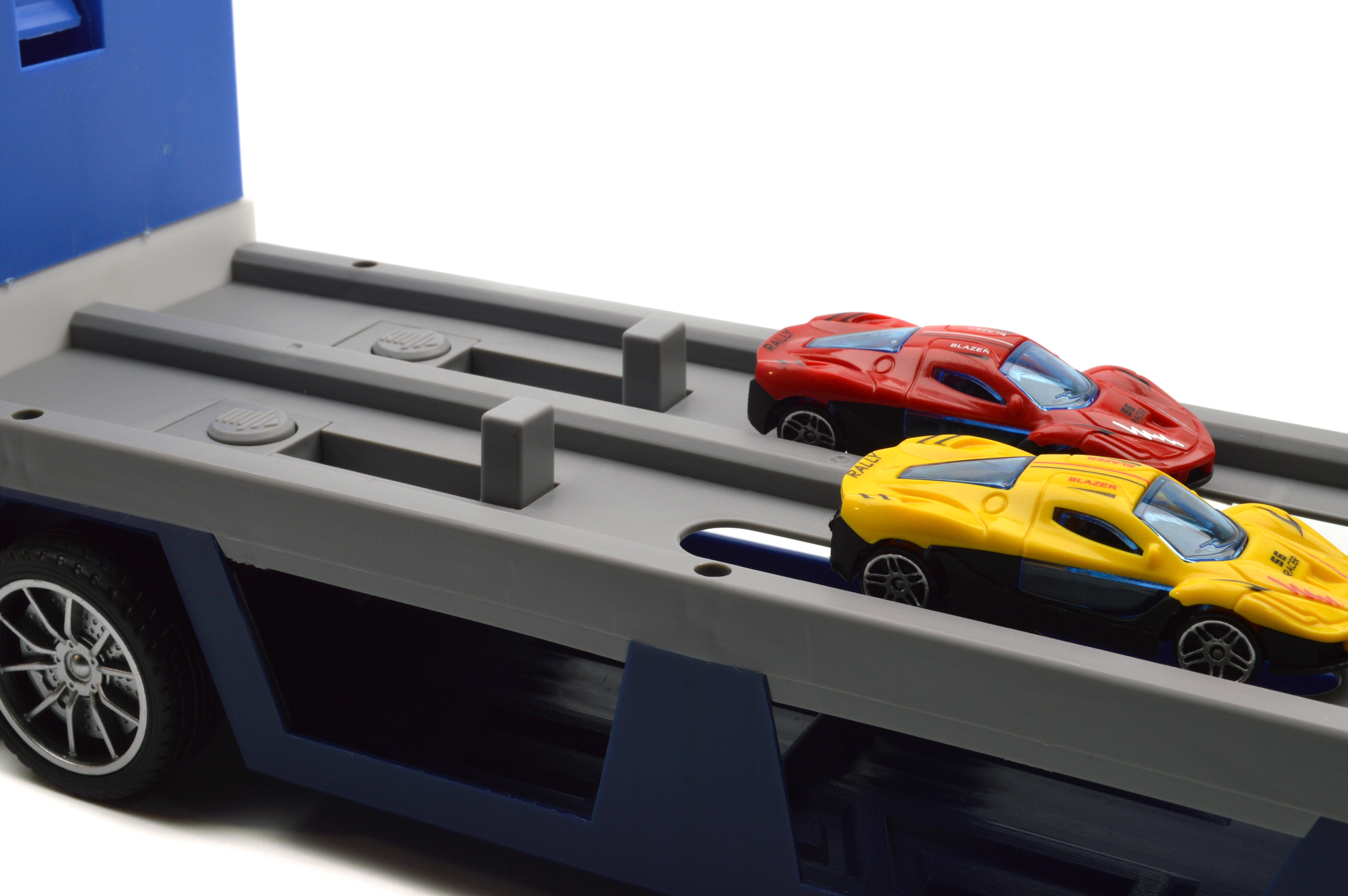 Автовоз с трамплином пусковым механизмом/машинками (T907A) - фото 7 Автовоз с трамплином пусковым механизмом/машинками (T907A) - фото 7