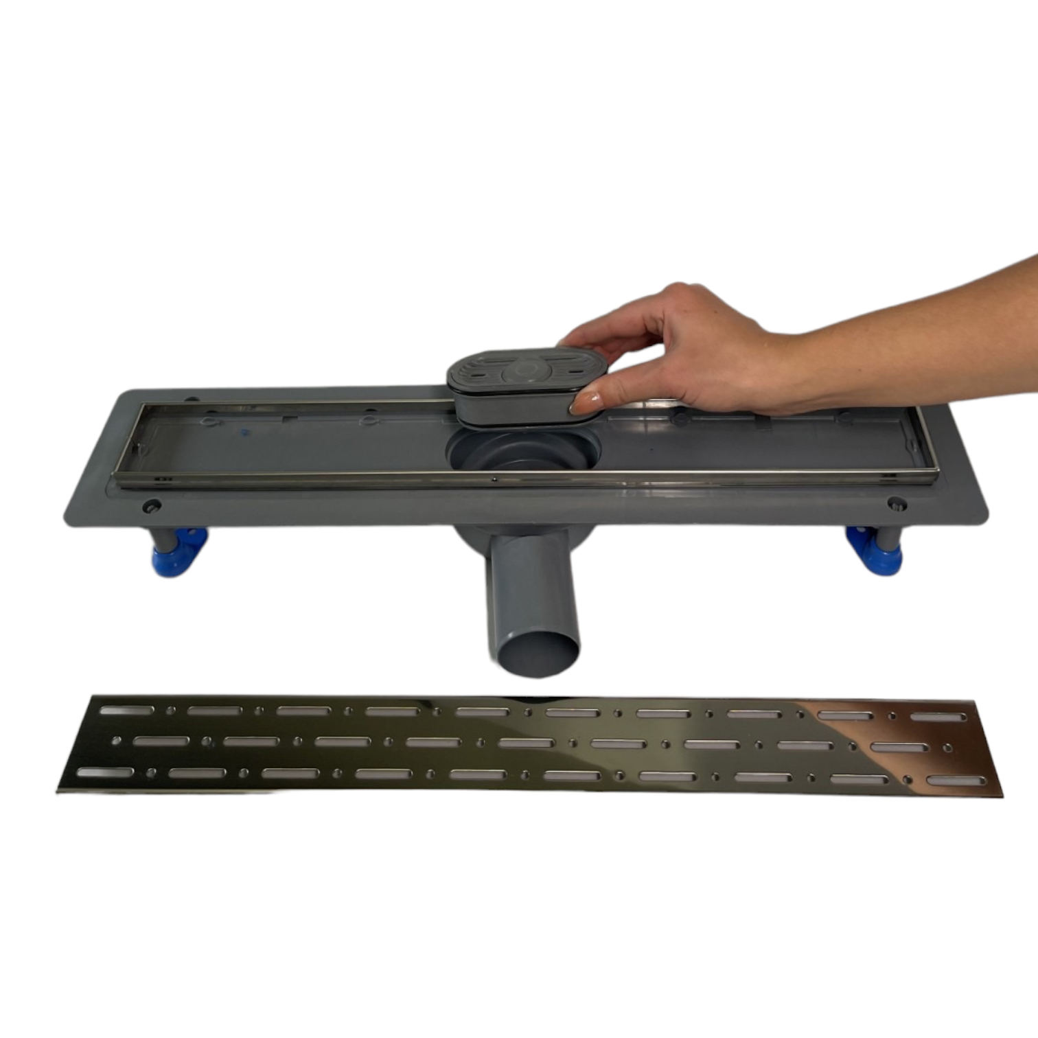 Трап зливний для душу з горизонтальним виходом та сухим затвором 33 см (4024.0Y050K.033.1) - фото 9