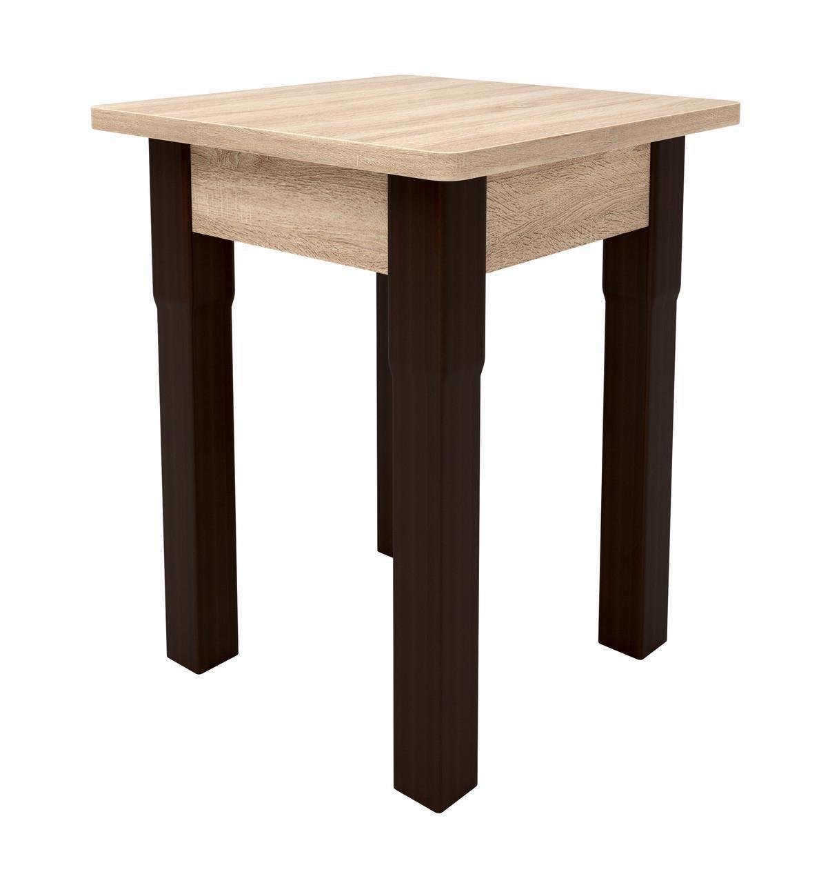 Табурет кухонный МАКСИ-МЕбель дерев. ножки Дуб сонома/Венге темный (9613)