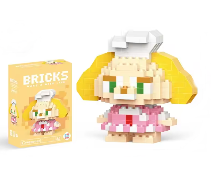 Конструктор фигурка BRICKS пиксели Куки Энн 208 деталей (W005) Конструктор фигурка BRICKS пиксели Куки Энн 208 деталей (W005)