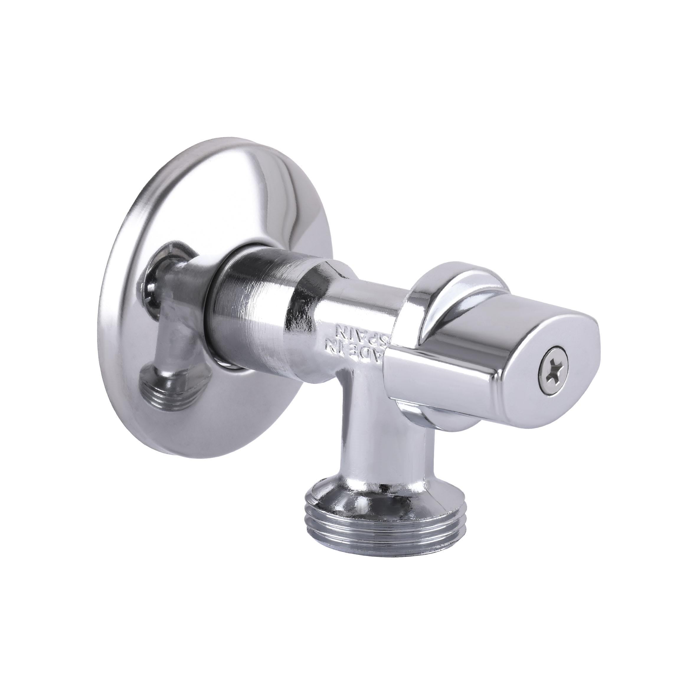 Кран шаровой угловой Arco 1/2"x 3/4" 728MN металлическая ручка L85MAC (000023455)