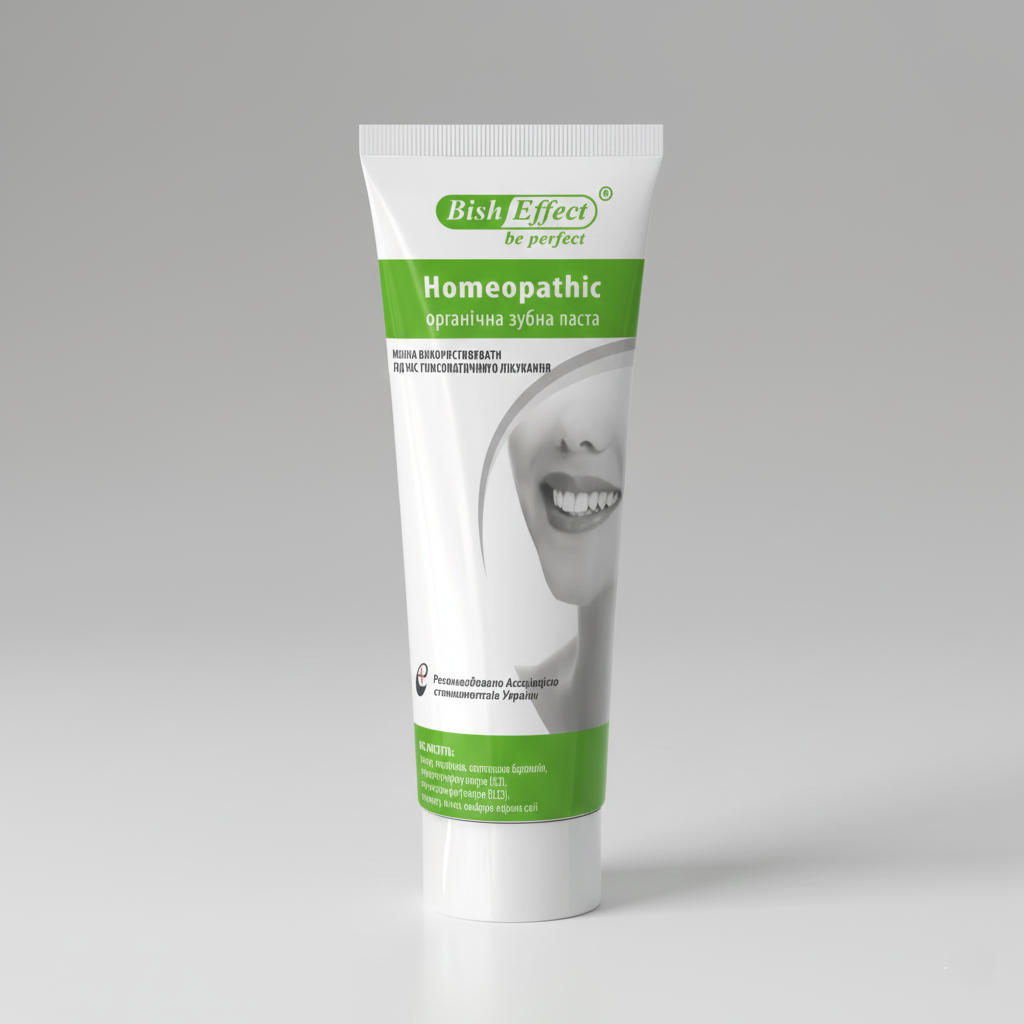 Зубна паста профілактична Homeopathic Бішофіт Полтавський 75 мл (30668673)
