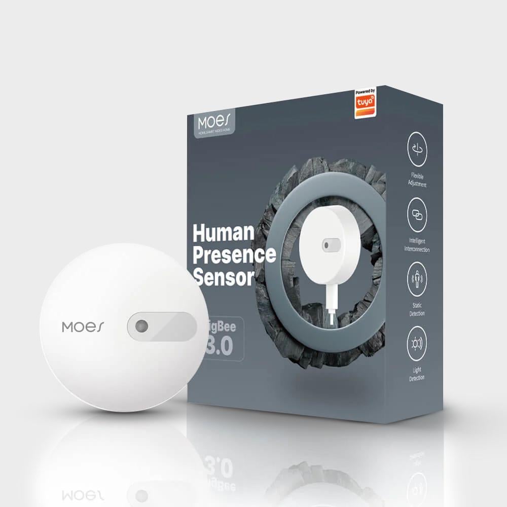 Датчик присутності Moes Tuya Smart ZigBee (WH00789) Датчик присутності Moes Tuya Smart ZigBee (WH00789)
