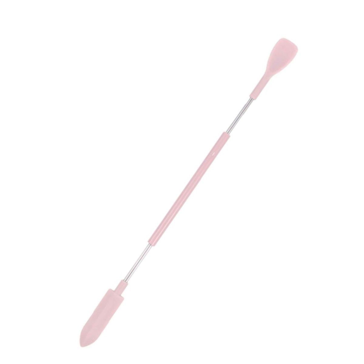 Ложка-лопатка Spoonksi телескопическая силиконовая Розовый (1730)