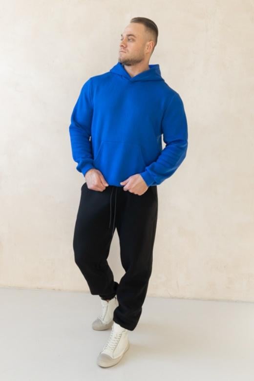 Джогеры мужские утепленные GBI Стандарт XXL/XXXL Черный (1752256525)