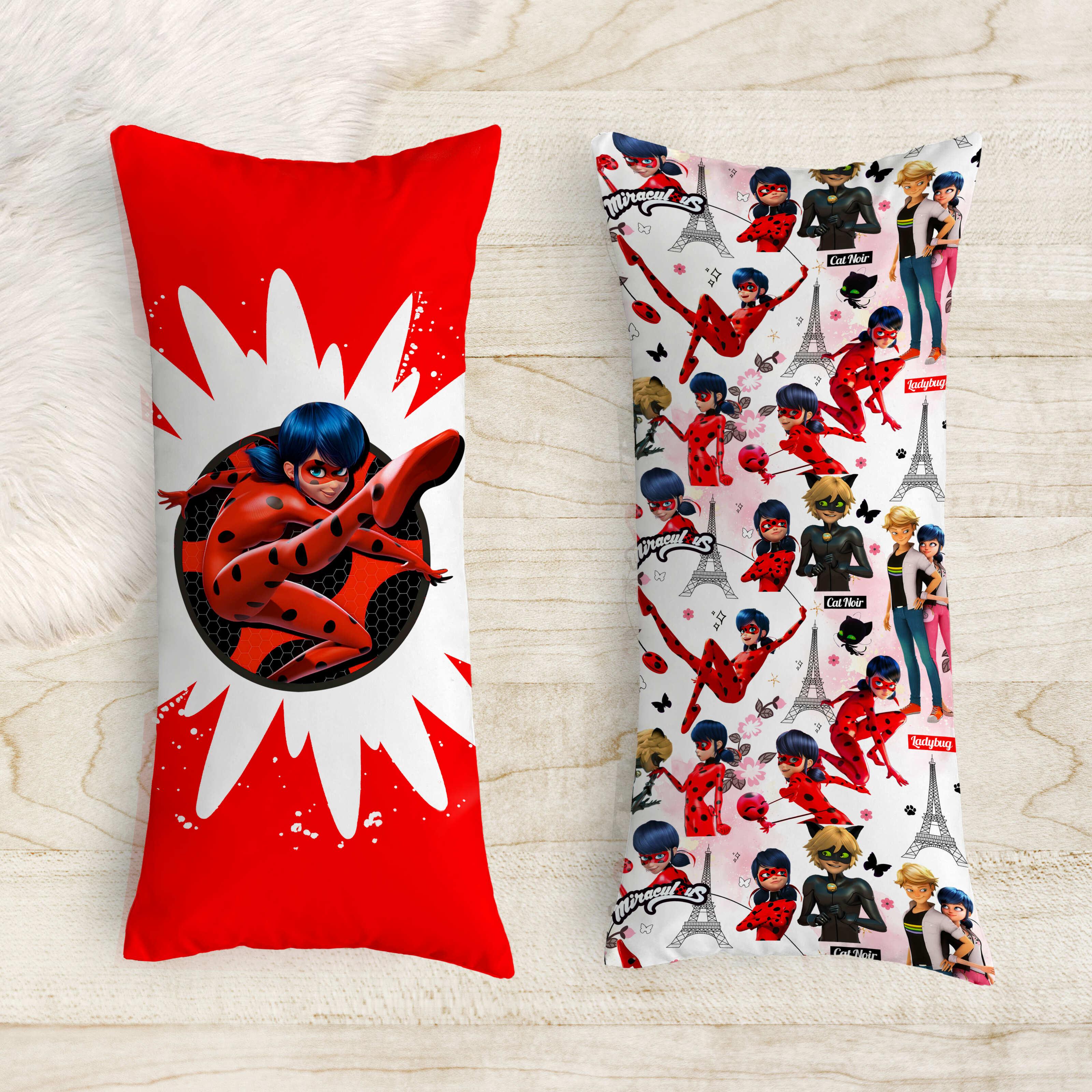 Подушка-обіймашка дакімакура дитяча Леді Баг 40х100 см