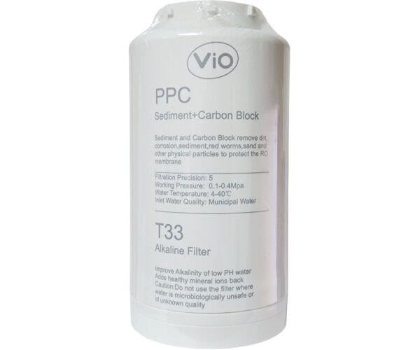 Картридж для фільтрів води VIO PPC+T33 для систем очищення води VIO BP-D 800-1200G (17160) - фото 2 Картридж для фільтрів води VIO PPC+T33 для систем очищення води VIO BP-D 800-1200G (17160) - фото 2