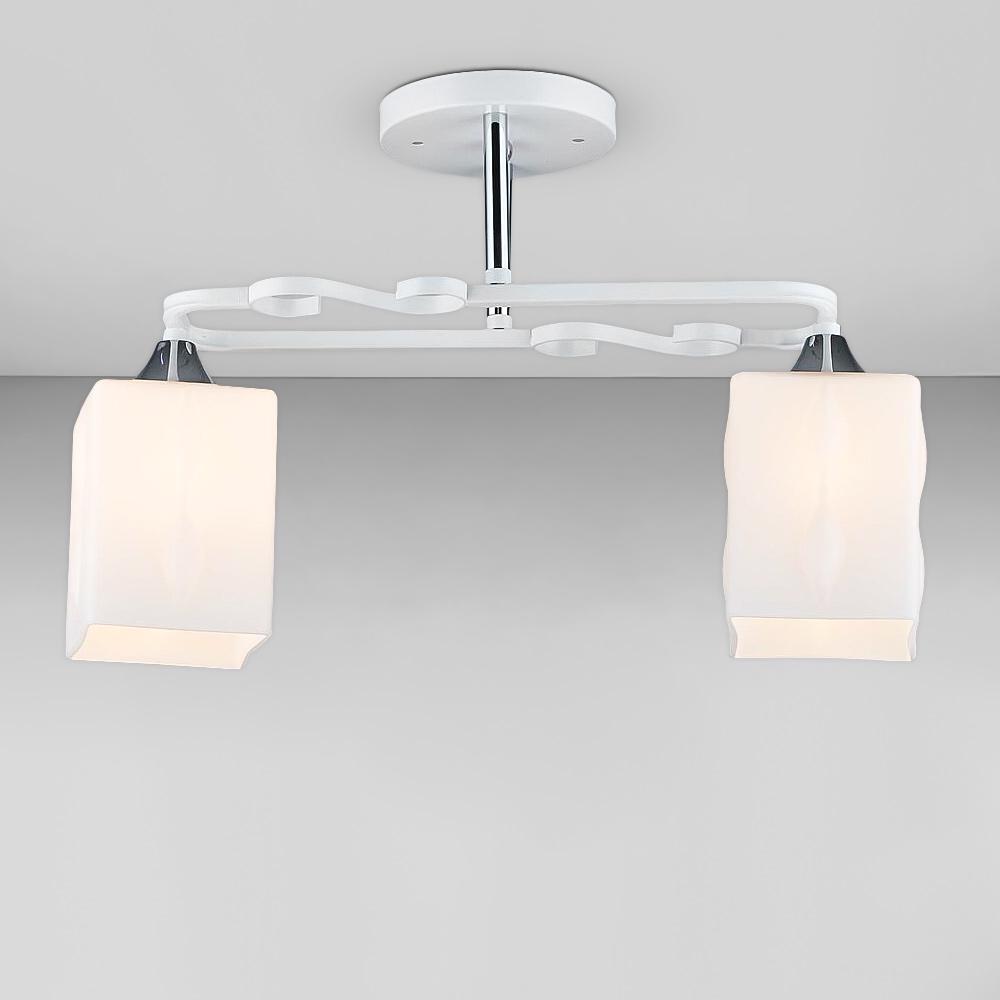 Люстра потолочная Light House SRS-18929/2 Белый/Хром/Белый