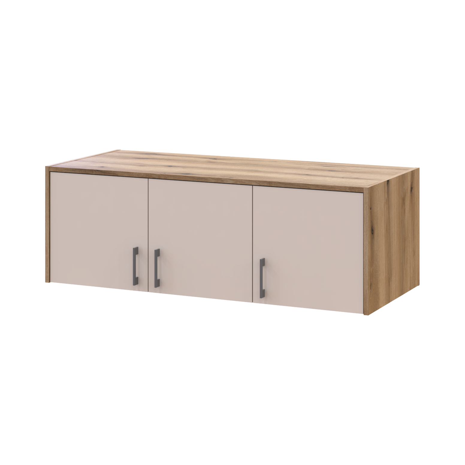 Шафа для одягу Ронді з антресолею 3 ДСП 121х52х236 см Дуб Артізан/Кашемір (80737819) - фото 12 Шафа для одягу Ронді з антресолею 3 ДСП 121х52х236 см Дуб Артізан/Кашемір (80737819) - фото 12