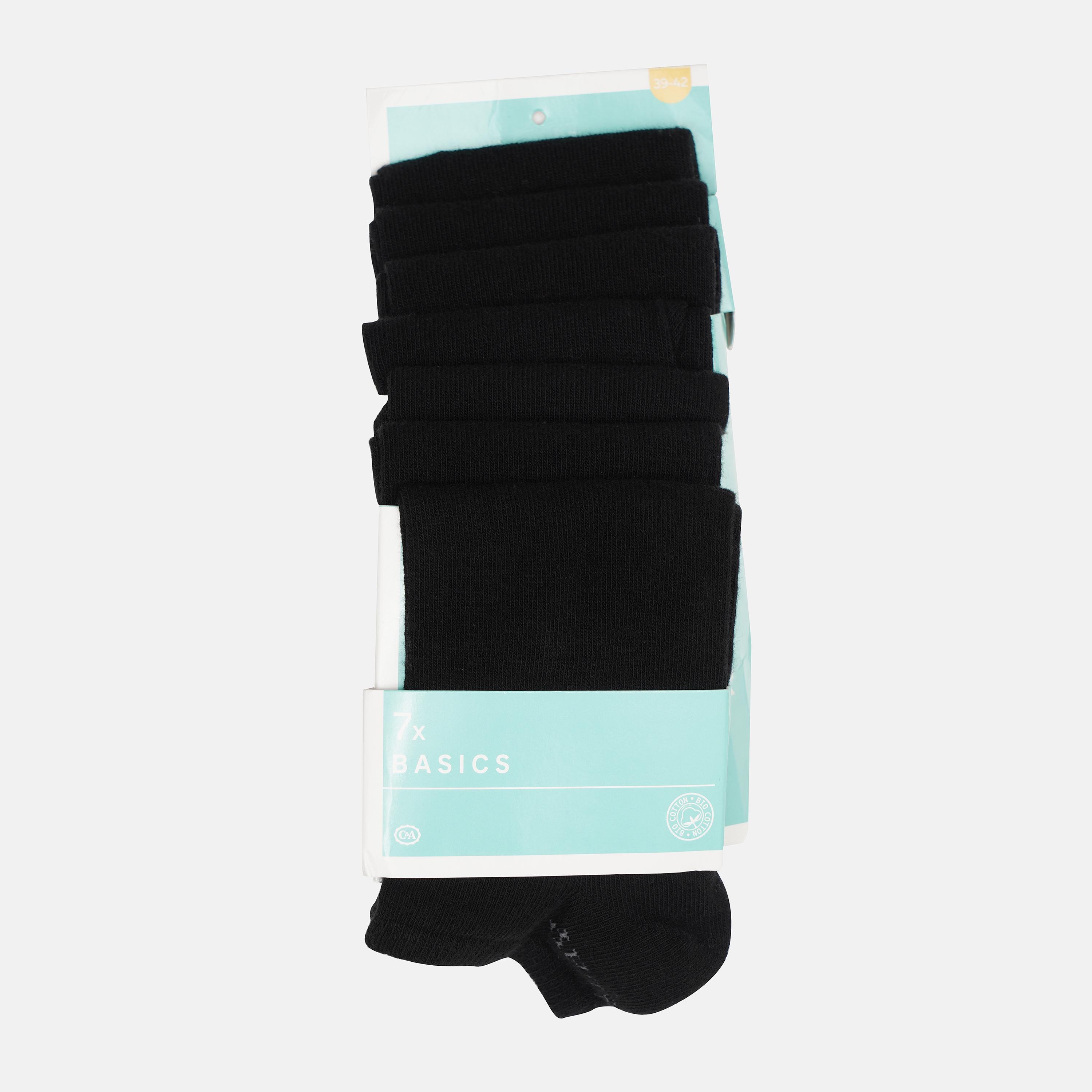 Шкарпетки C&A 7 пар р. 39-42 Чорний (2241414720502)