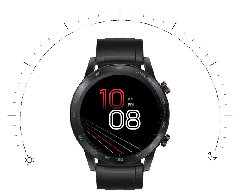 Смарт-часы Honor MagicWatch 2 46 мм Charcoal Black - фото 7