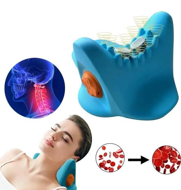 Електромасажер-міостимулятор для шиї Spin Pillow з ефектом вібрації пульсації та теплової терапії (1dce908b) - фото 4
