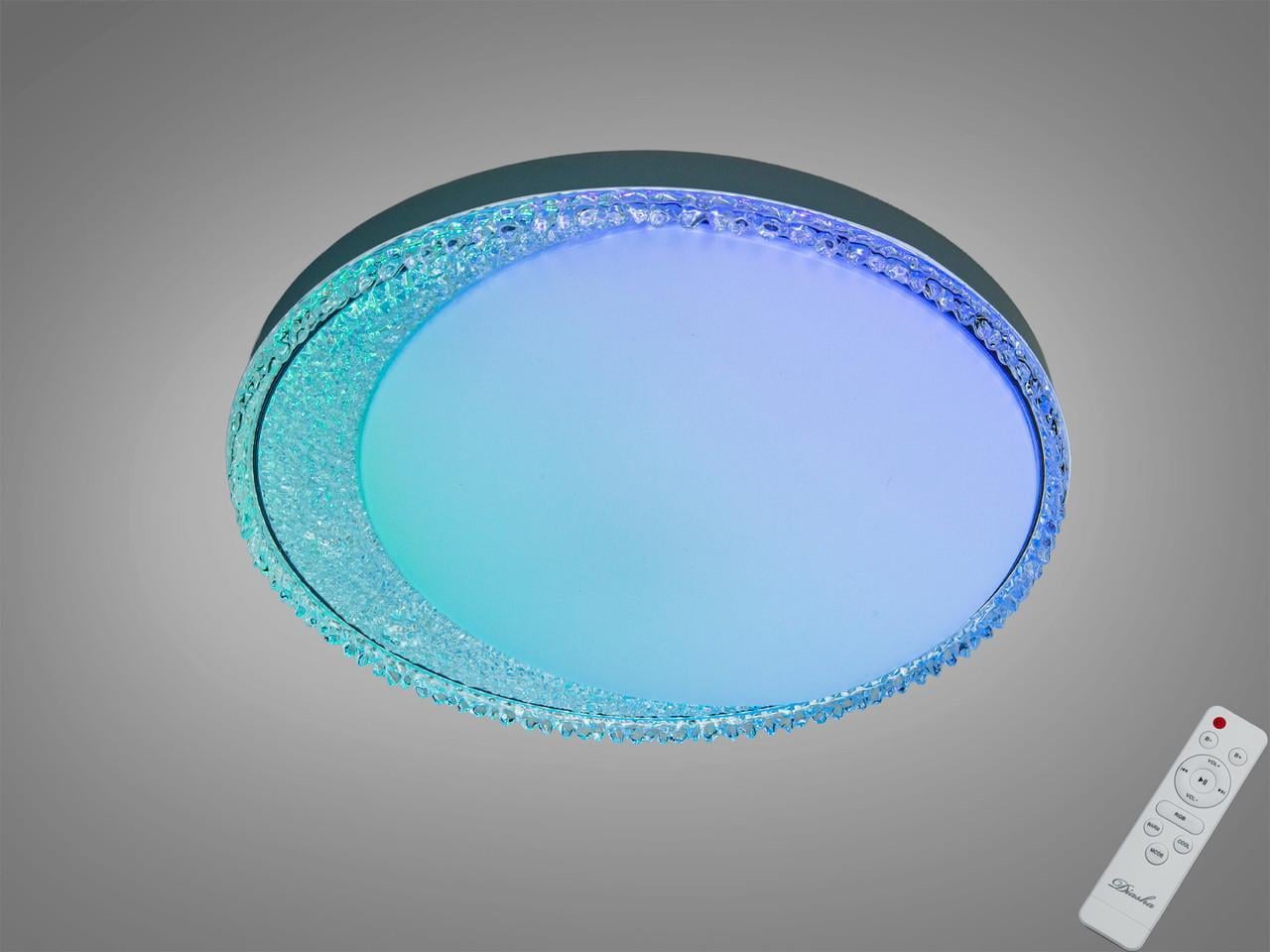 Смарт-люстра світлодіодна RGB 80В 15 м2 Білий (2989250478)