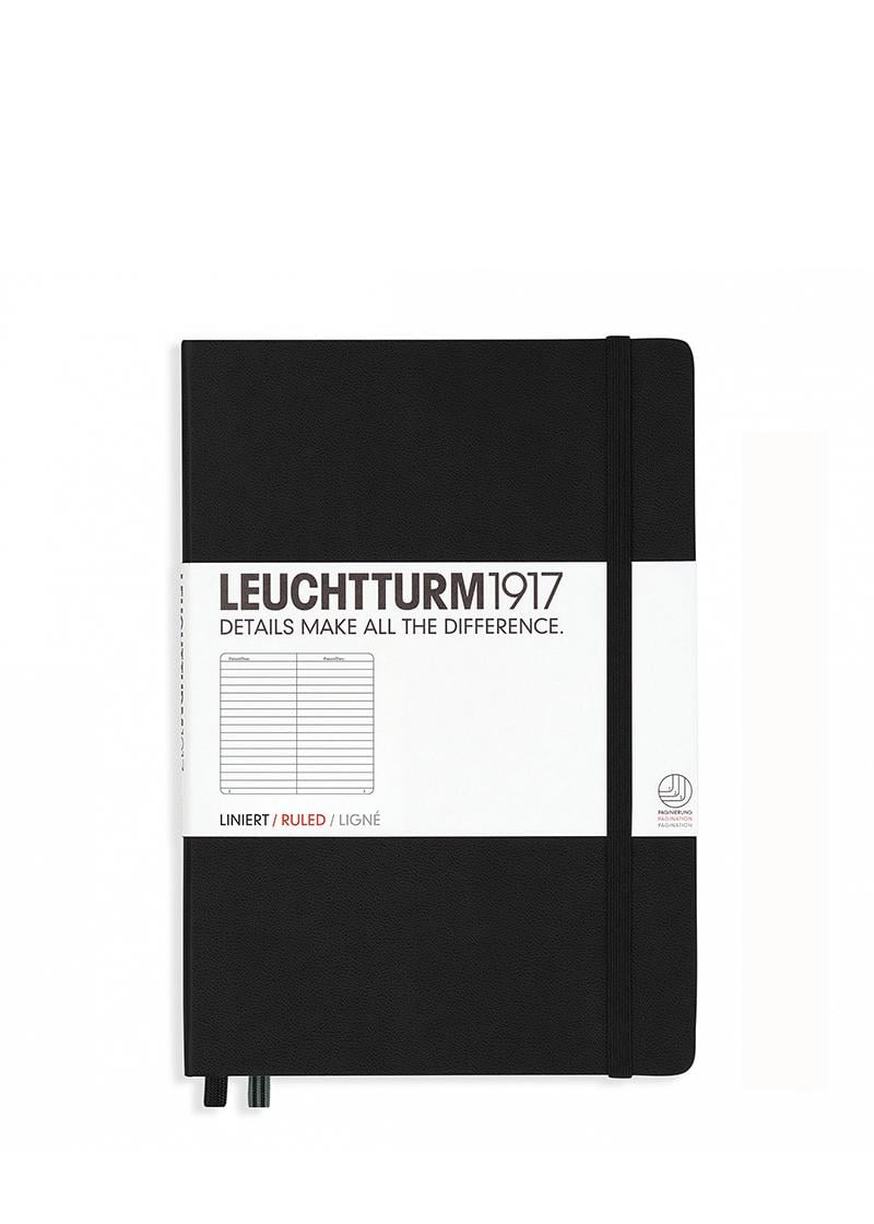 Блокнот Leuchtturm1917 средний линия Черный (300612)