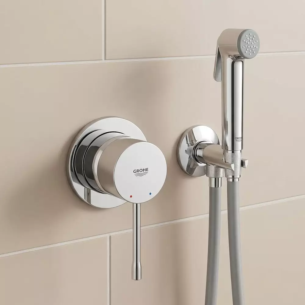 Гигиенический душ Grohe Essence UA111197000 со смесителем скрытого монтажа Хром (34952994) Гигиенический душ Grohe Essence UA111197000 со смесителем скрытого монтажа Хром (34952994)