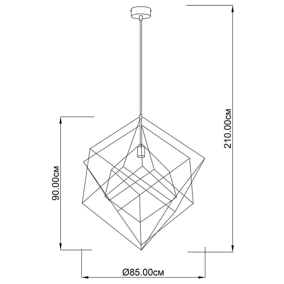 Светильник підвісний Imperium Light In Cube (79185.05.05) - фото 2 Светильник підвісний Imperium Light In Cube (79185.05.05) - фото 2