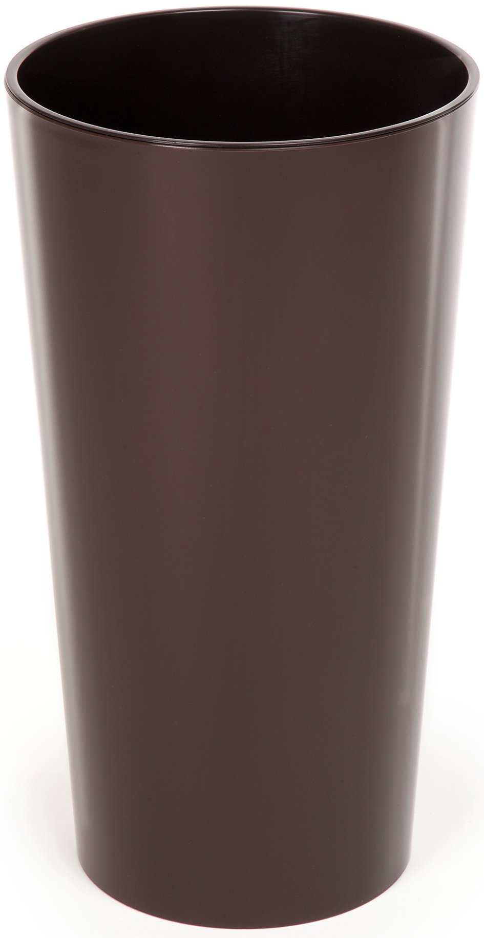 Горшок пластиковый Лилия 400 с вкладкой Мокко (4162)