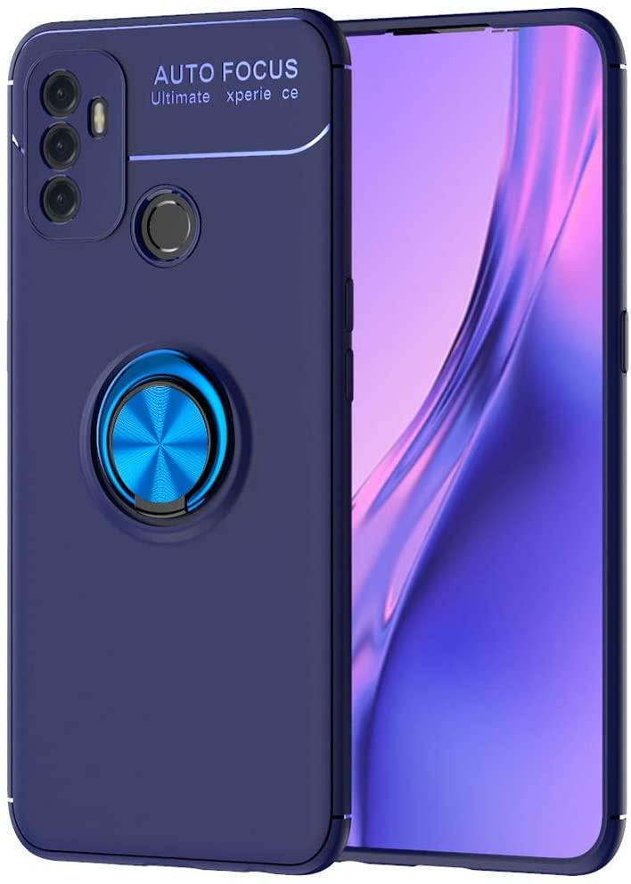 Чохол з кільцем Auto Focus для OPPO A53 Blue (19574-28)