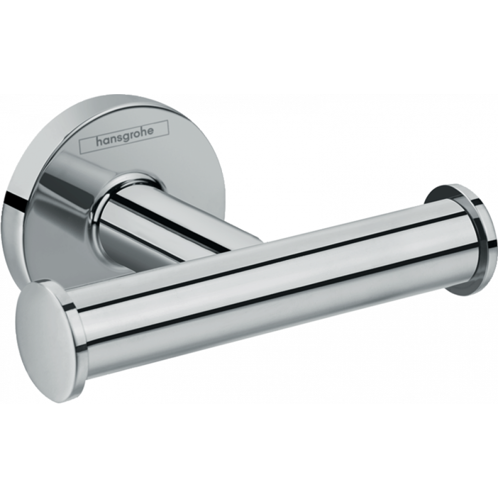 Крючок настенный Hansgrohe LOGIS 41725000 двойной Хром (112052)