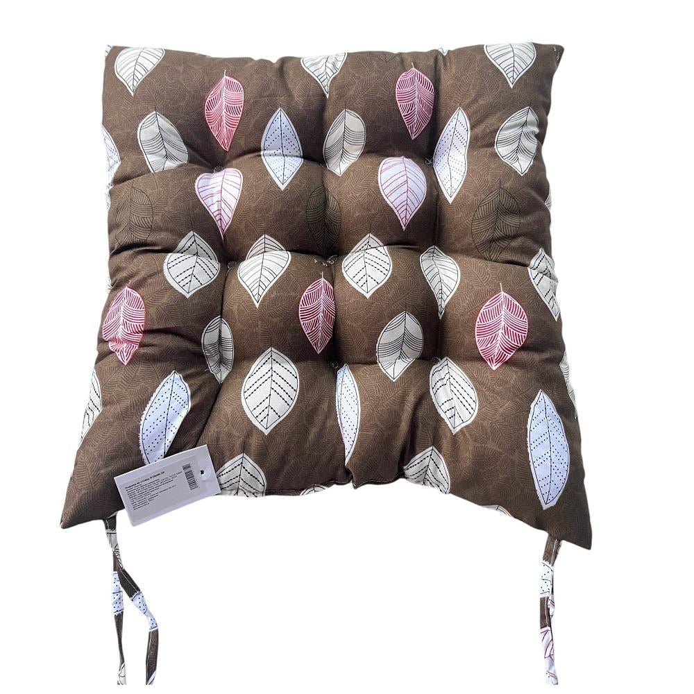 Подушка на стул HOME Leaves 40 см (R100496-GR) Подушка на стул HOME Leaves 40 см (R100496-GR)