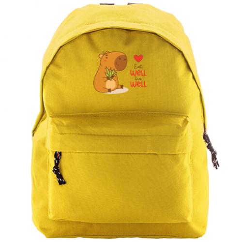 Рюкзак Compact Счастливый капибар с травой (16033354-6-192920)