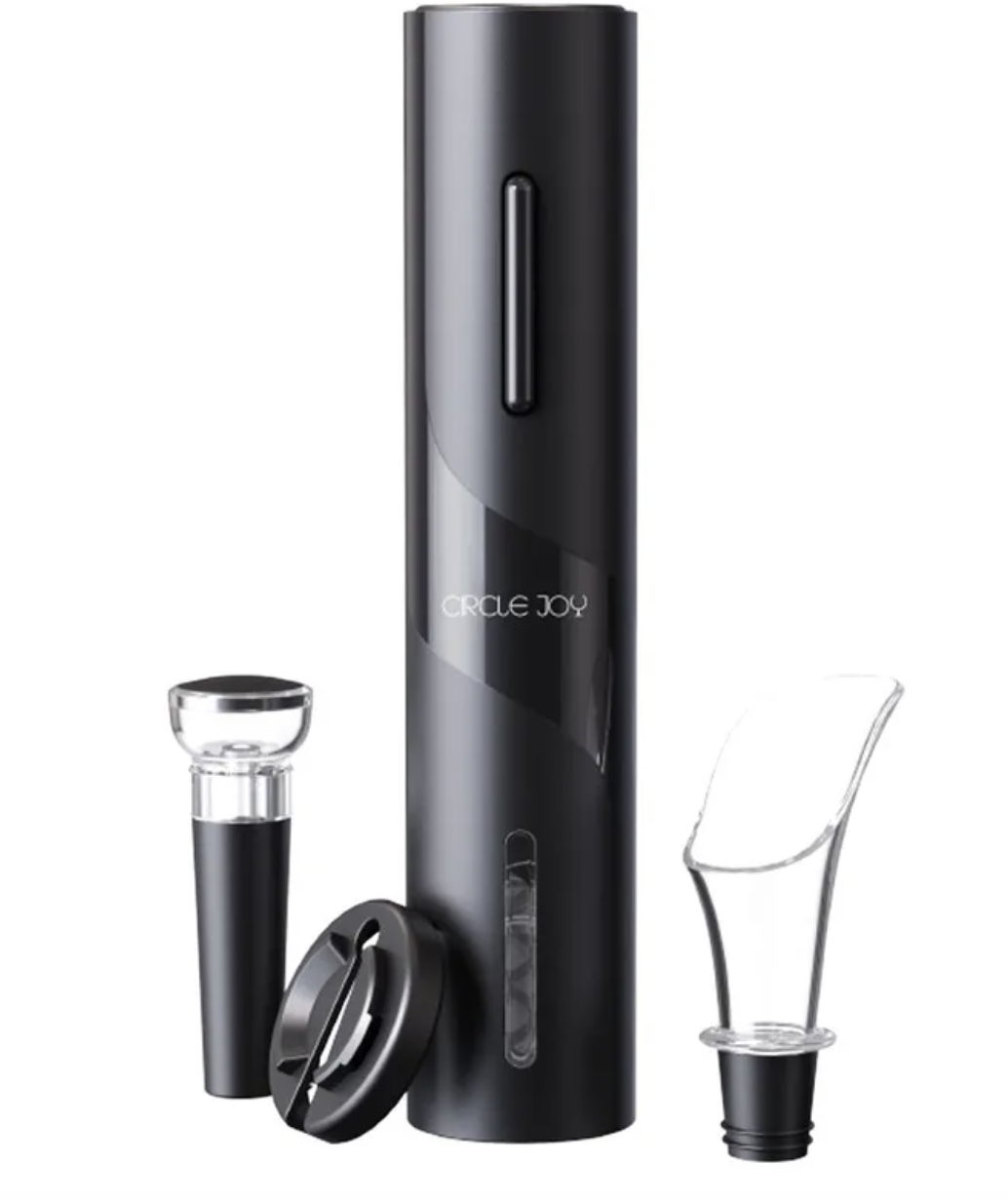 Винний набір Circle Joy Electric Wine Opener Gift Set 4в1 (CJ-TZ07)