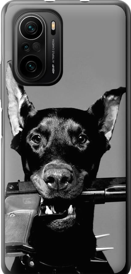 Чохол на Xiaomi Poco F3 Доберман (2745t-2280-42517)