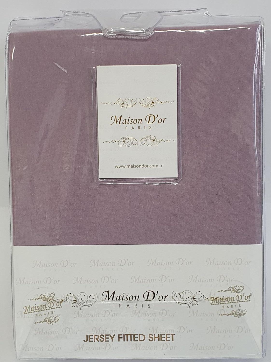 Простынь на резинке Maison D'or 240x260 см с наволочками Сатин Murdum (CN14814)