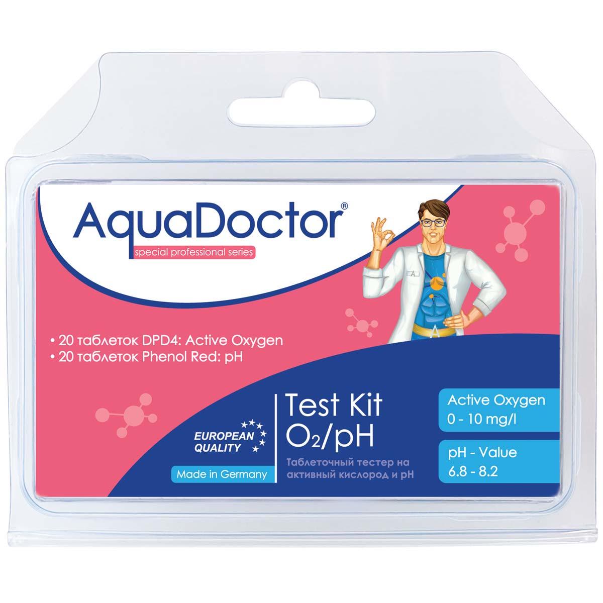 Тестер AquaDoctor Test Kit O2/pH (38874)