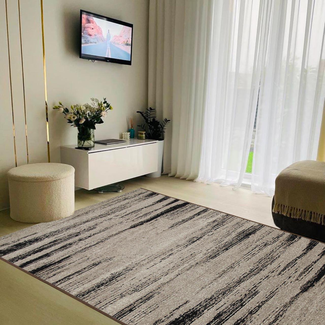 Ковер безворсовый на войлочной основе DAKARIA Print Run Санди p13 2x2 м Темно-бежевый (00-00019523) - фото 10 Ковер безворсовый на войлочной основе DAKARIA Print Run Санди p13 2x2 м Темно-бежевый (00-00019523) - фото 10