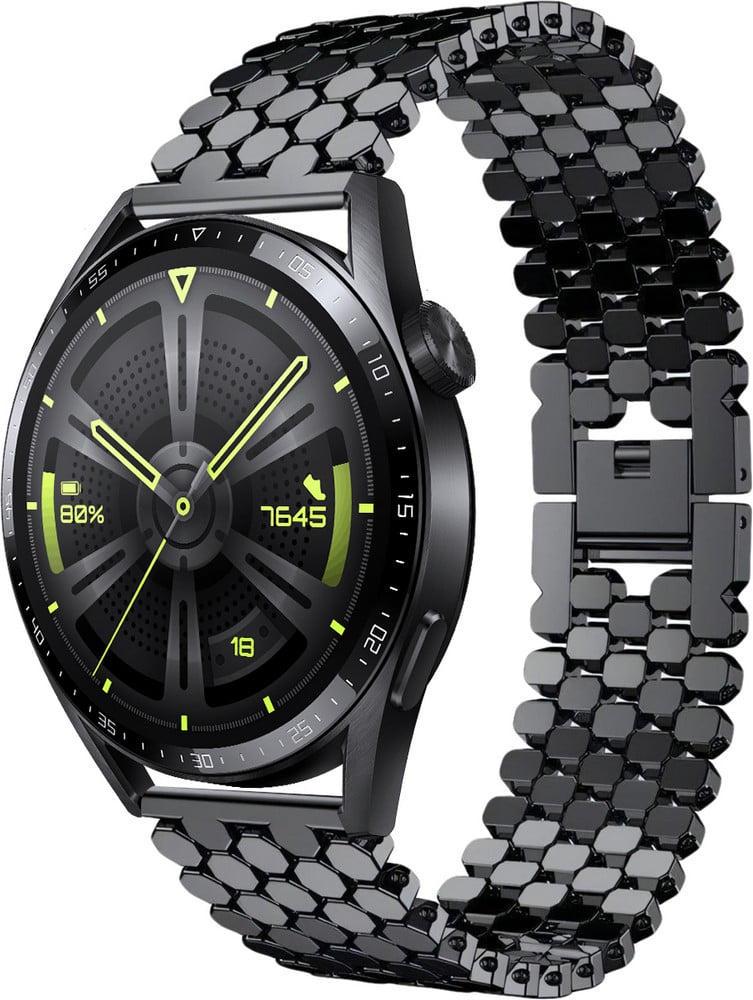 Браслет металевий Scaly для Huawei Watch GT 4 46 мм Black (38558-2B)