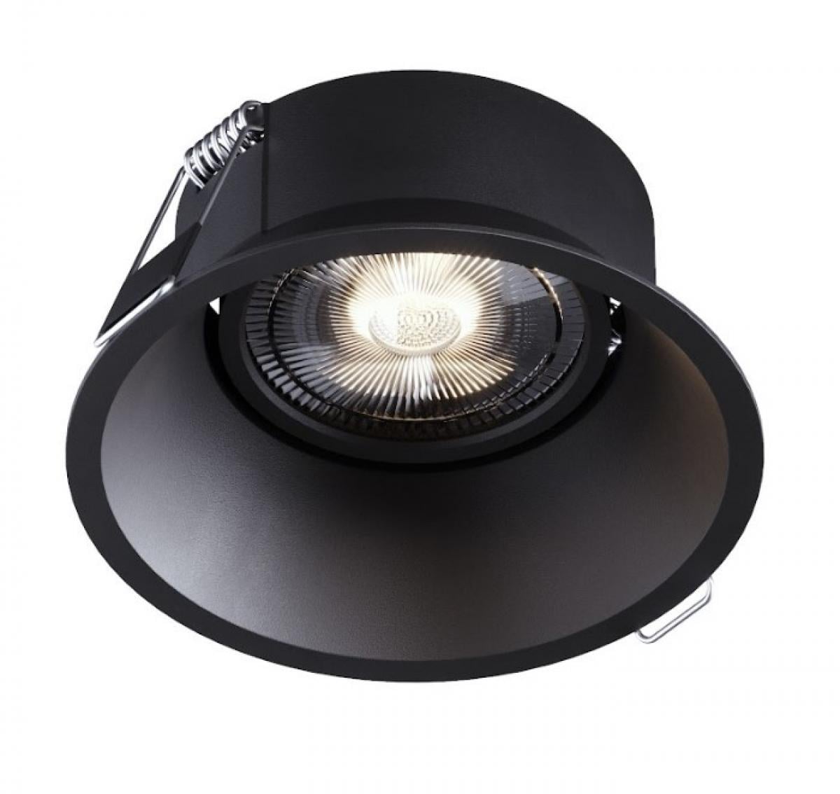 Светильник точечный врезной Kloodi KD-1129-R BK (9423224)