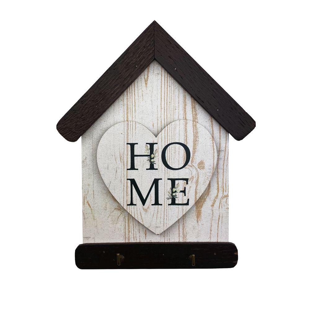 Ключница домик деревянная з сердцем Home 13х16 см (хркх20012с) Ключница домик деревянная з сердцем Home 13х16 см (хркх20012с)