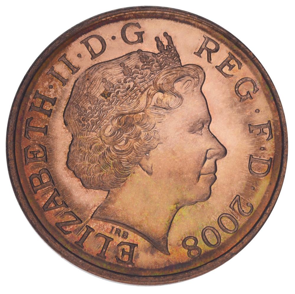Коллекционная монета Великобритания 2 пенса 2008 F-VF (15391391)