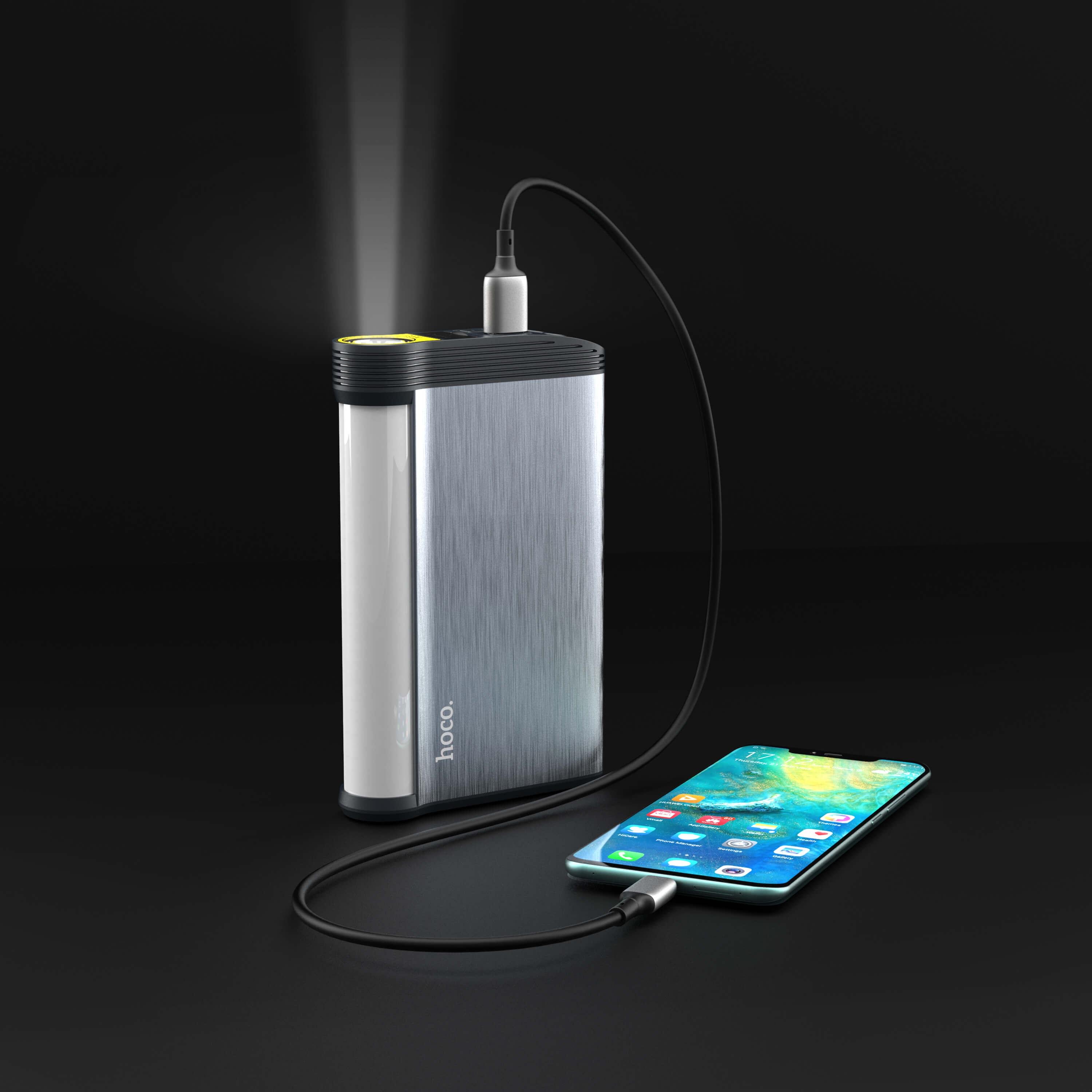 Пусковий пристрій для автомобіля Hoco DB14 12000 mAh 12V 400A (29532630) - фото 7