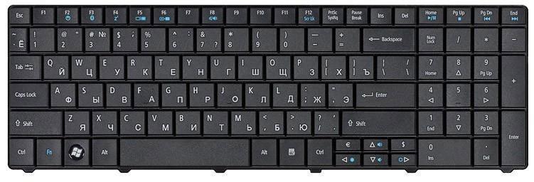Клавиатура для ноутбука Acer TravelMate 8531 Black