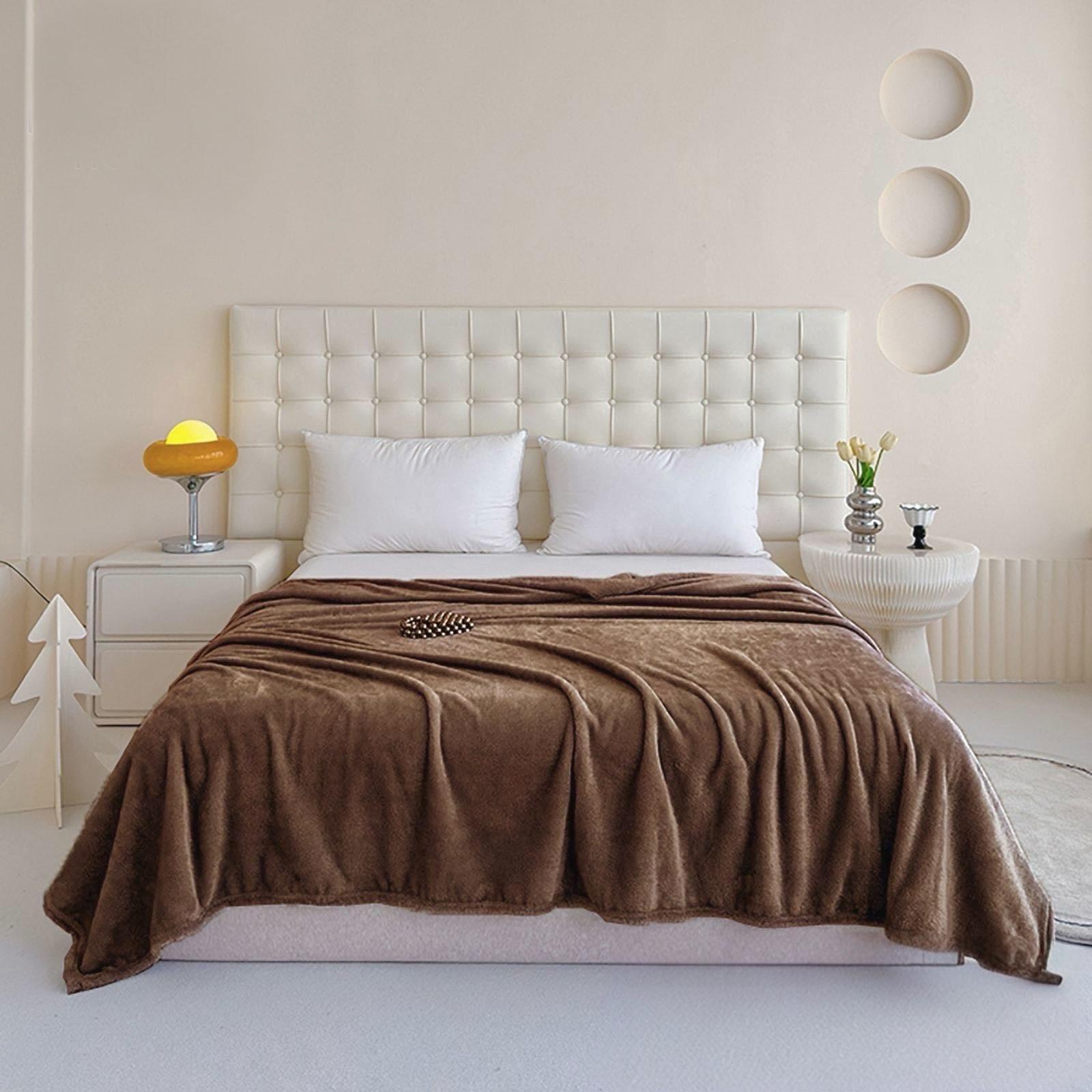 Плед-покривало з мікрофібри Malloory Home 180x200 см Коричневий (1841-7) Плед-покривало з мікрофібри Malloory Home 180x200 см Коричневий (1841-7)