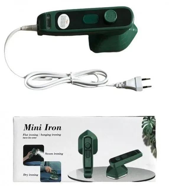 Утюг мини дорожный с паром Rozia Mini Dry Iron Spray BB FZ-688 50 мл Зеленый (FZ688I) - фото 4