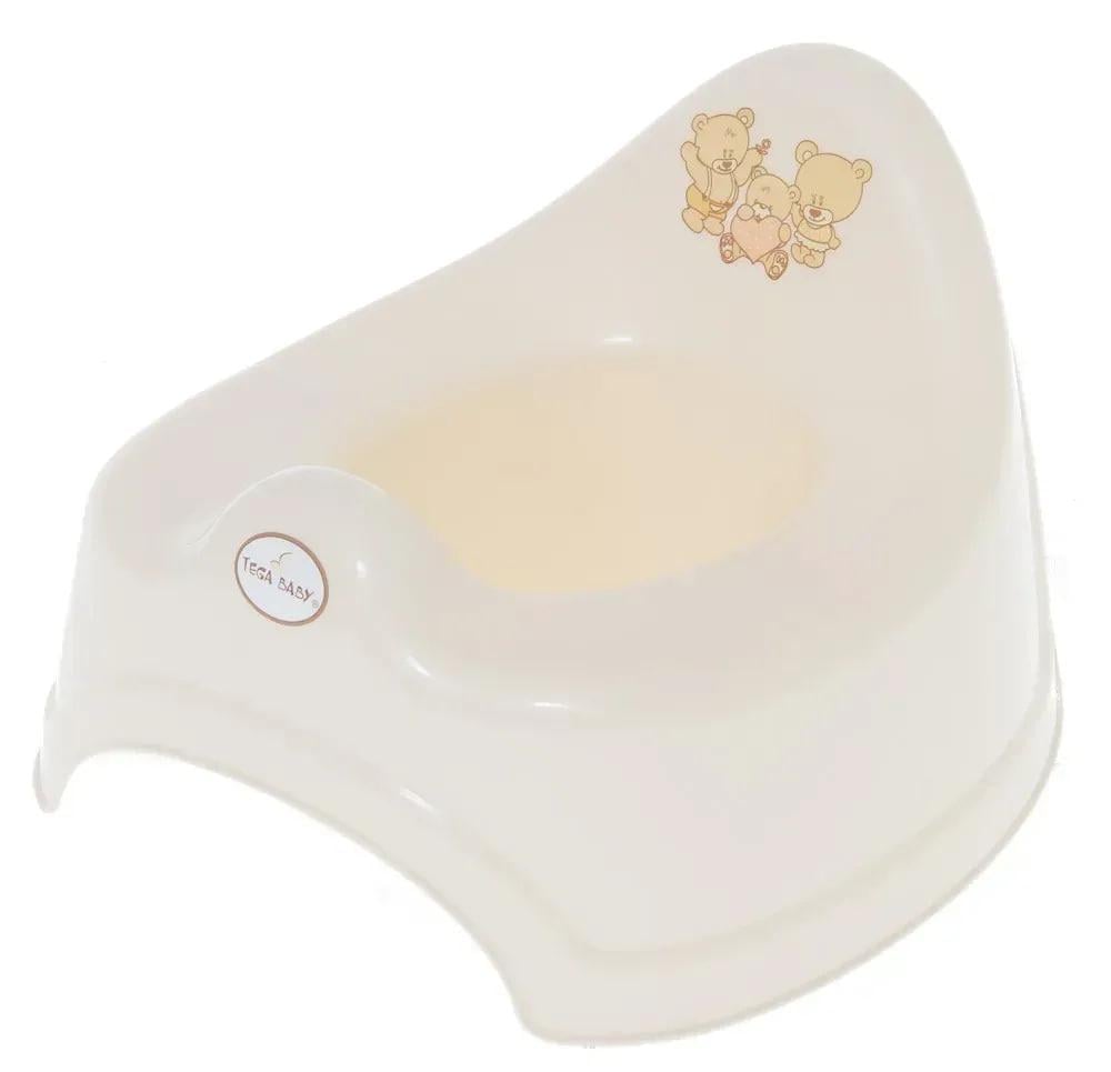 Горщик класичний Tega Baby Ведмеді PO-038-119 з мелодією Бежевий (27734589)