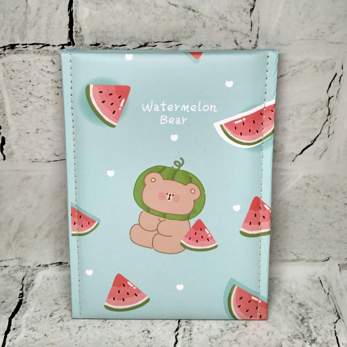 Дзеркало косметичне настільне розкладне Ведмедик 21х15 см Блакитний (1214505-3)