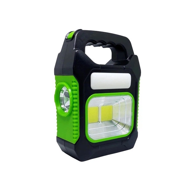 Фонарь аккумуляторный JY-978B с 2 COB-панелями солнечной панелью и USB-заряжанием Салатовый/Черный (PH00507) Фонарь аккумуляторный JY-978B с 2 COB-панелями солнечной панелью и USB-заряжанием Салатовый/Черный (PH00507)